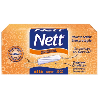 NETT ORIGINAL TAMPONS DIGITAUX SUPER BOITE X32