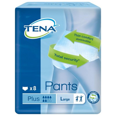 X8 TENA PANTS PLUS LARGES
