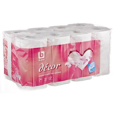BONI 4-Ply Toilet Paper PT 16, Pack of 14