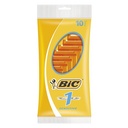 BIC 1 Sensitive Disposable Razors for Men (1 Blade) - Pack of 10