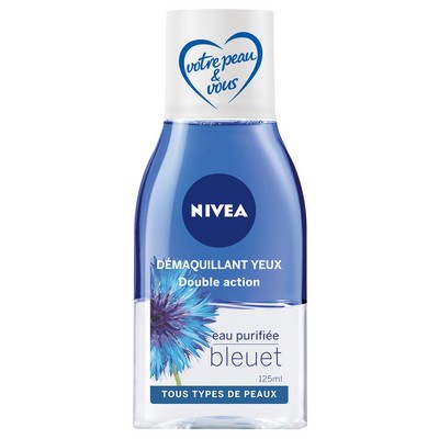 Démaquillant Yeux biphase Waterproof au Bleuet NIVEA le flacon de 125ml
