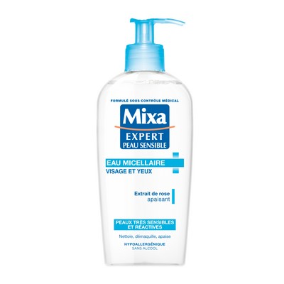 MIXA EXPERT PEAU SENSIBLE EAU NETTOYANTE APAISANTE PTSR 200ML