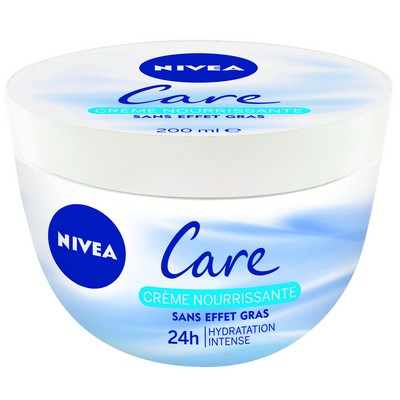 Crème Nourrissante Visage Corps Mains Care NIVEA le pot de 200ml
