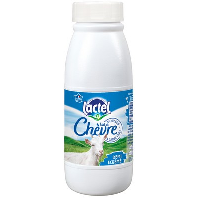 Lactel Semi-Skimmed Goat Milk UHT Bottle 50cl