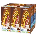 Boisson lactée goût chocolat stérilisée UHT, enrichie en vitamine D - Candy'Up - Candia - les 6 briques de 20cl