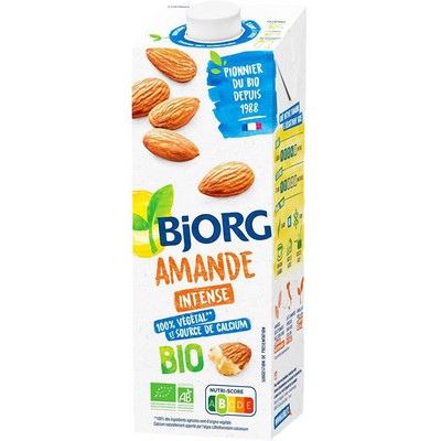 BJOR Intense Organic Almond Milk 1L