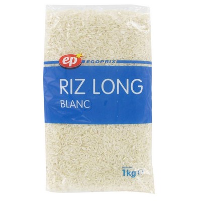 Long Grain White Rice 1kg Bag