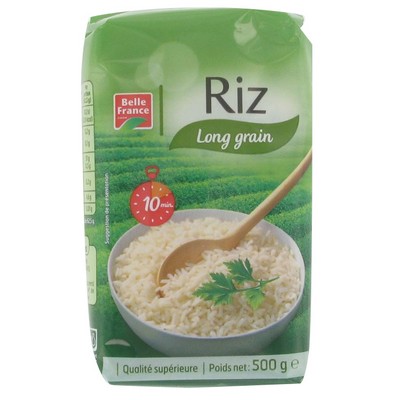 RIZ LONG GRAIN ETUVE BF SACHET 500 G