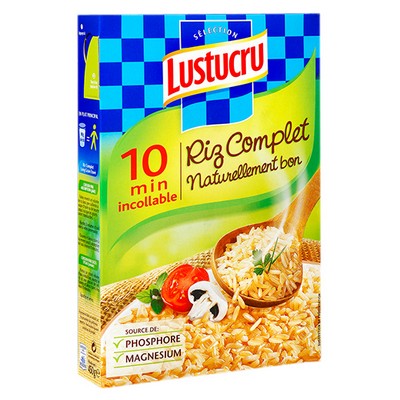 BROWN RICE 450G LUSTUCRU