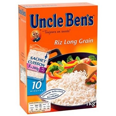 BEN'S ORIGINAL Riz Sachet Cuisson Long Grain 10 min 1Kg (5x200g)