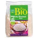 Organic Long Grain White Basmati Rice Belle France 500g