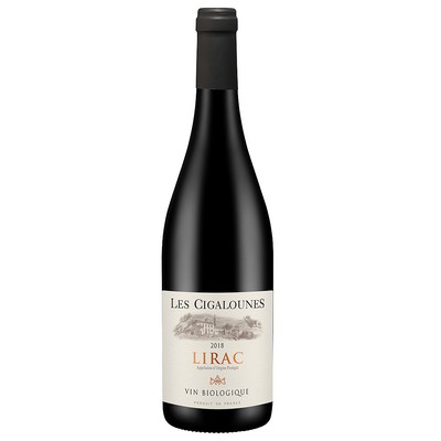 75CL ORGANIC LIRAC DOMAINE CIGALOUNES 2018