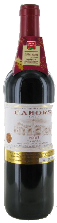 Cahors Oak-aged Belle France Bottle 75cl