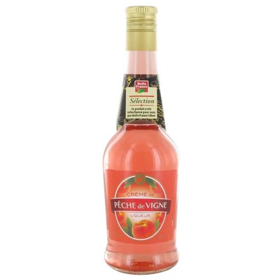 Peach Cream Liqueur 15% Belle France 50cl Bottle