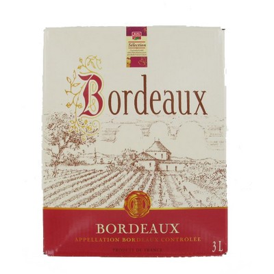 BORDEAUX ROUGE AOC BF BIB 3 L