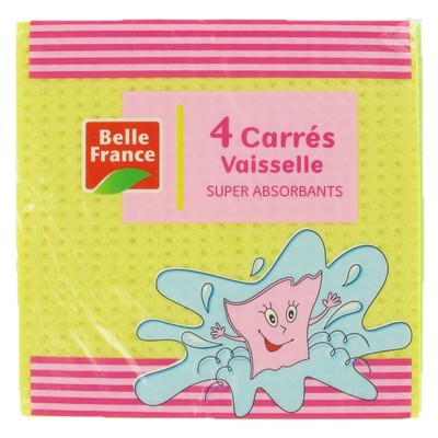 Dishwashing Cloths X4 Belle France