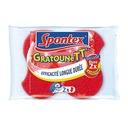 SOFT SCRAPER DBLE GRATOUNETT SPONTEX