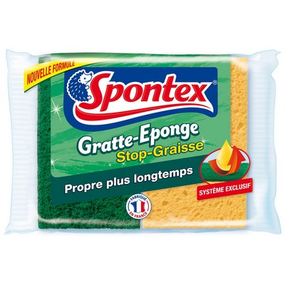 Grease-Resistant Scrubbing Sponge x2