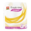 Belle France Recycled Paper Towels x2 90 sheets 2-ply ECOLABEL