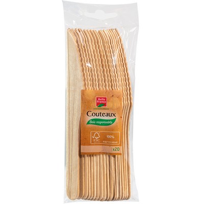 Belle France Wooden Knife (Pack of 20)