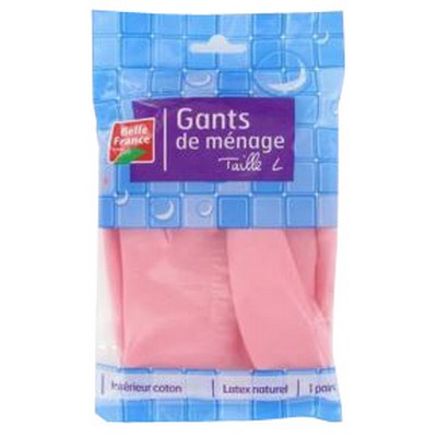 BELLE FRANCE Gants de ménage - Taille L