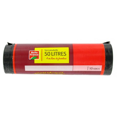 Sacs poubelle 50L à lien traditionnel