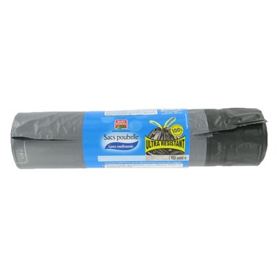 100L Ultra-Strong Trash Bags with Drawstring