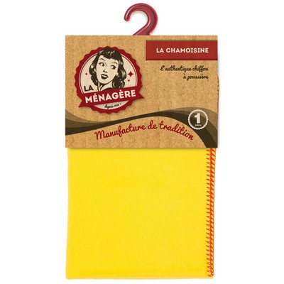 La Ménagère Tradition - La chamoisine 40x50 cm pour dépoussiérage des surfaces