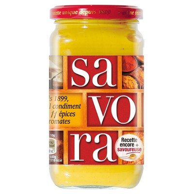 Amora Spécialité à la moutarde de Dijon aux épices et aromates Savora Bocal 385g