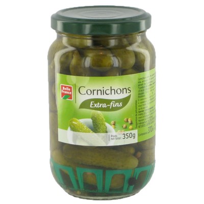 Extra Fine Gherkins Belle France Jar 350g - 37cl