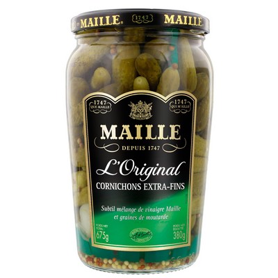 Maille Cornichons Extra-Fins L'Original Bocal 380g