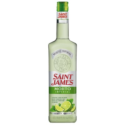 Cocktail Mojito Imperial SAINT JAMES 70cl 14.9° Base de Rhum Agricole