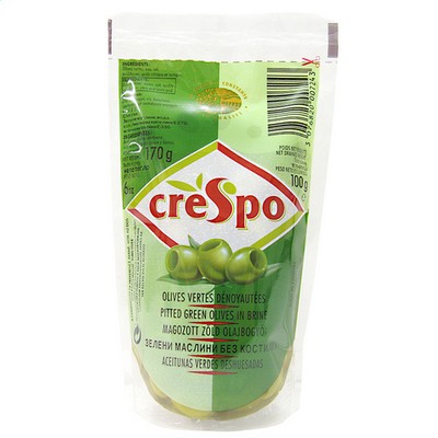 Pitted Green Olives - 100 g Sachet