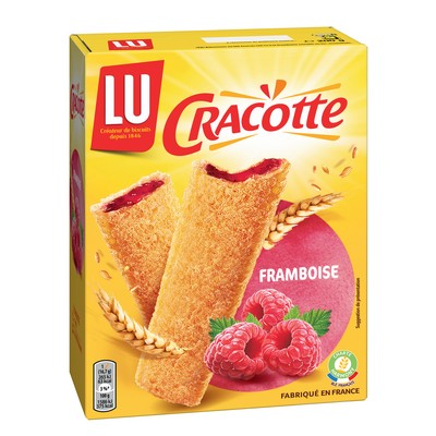 Cracotte Fourrée framboise 200g