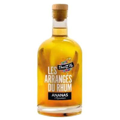 70cl Pineapple Rum Liqueur Breiz'Iles