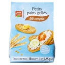 Wholemeal Toasted Rolls No Added Sugar x18 Belle France 225g
