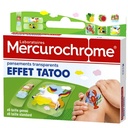 Transparent Tattoo Effect Plasters, 12 units