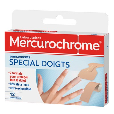 PANSEMENTS SPÉCIAL DOIGTS, 12 unités