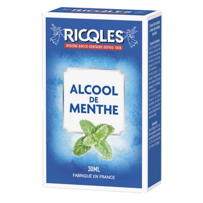 ALCOOL DE MENTHE, 30 ml