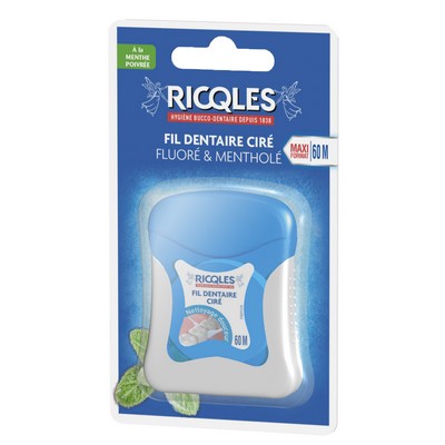 60M FIL DENTAIRE CIRE FLUOR MEN