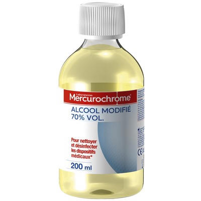 ALCOOL MODIFIÉ 70° VOL., 200 ml