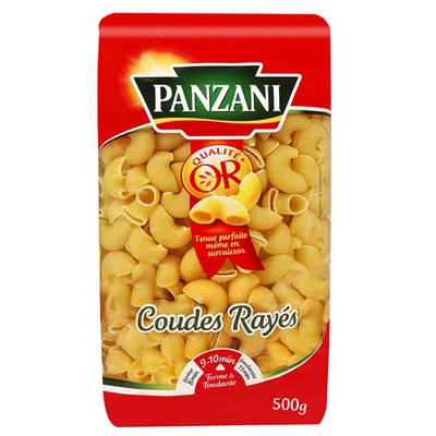 PANZANI COUDES RAYÉS 500G