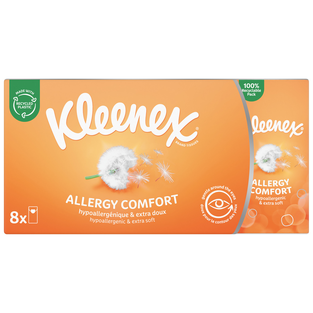 Kleenex® Mouchoirs Etuis standard - Allergy Comfort x8