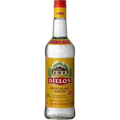 DILLON White Agricole Rum 40% 70cl A.O.C. Martinique