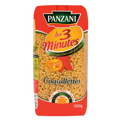 PANZANI COQUILLETTES 3 MINUTES 500G