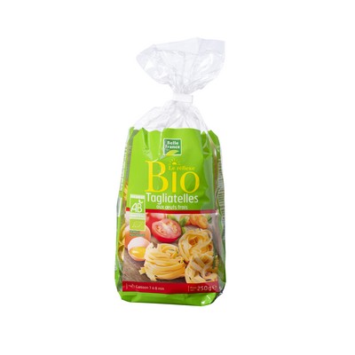 Organic 3 Egg Tagliatelle Belle France 250g Bag