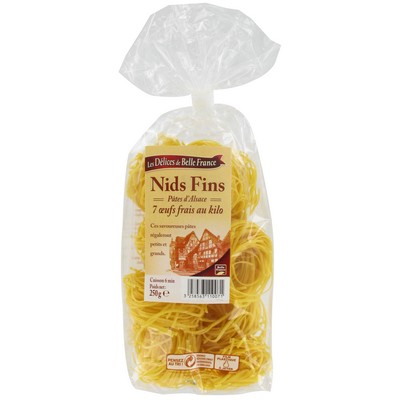 PATE ALSACE NIDS FINS AUX OEUFS DBF SACHET 250 G