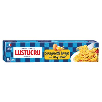 LUSTUCRU PATES QUOTIDIENNES AUX OEUFS SPAGHETTI 250G