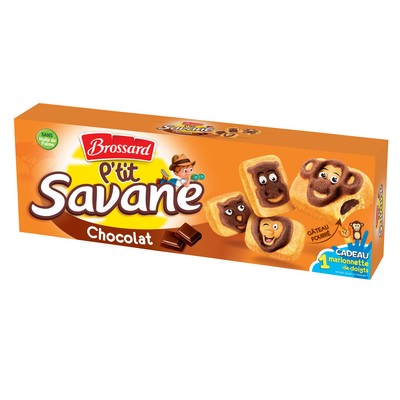P'tit Savane Rigolo Choc Cakes 150g – Pack of 5