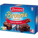 BROSSARD - MINI BROWNIE CHOCOLATE CHIPS X8 240g